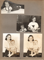 Baby pictures Alan, Susan, Princess.