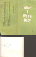 When I Was A Baby folder.