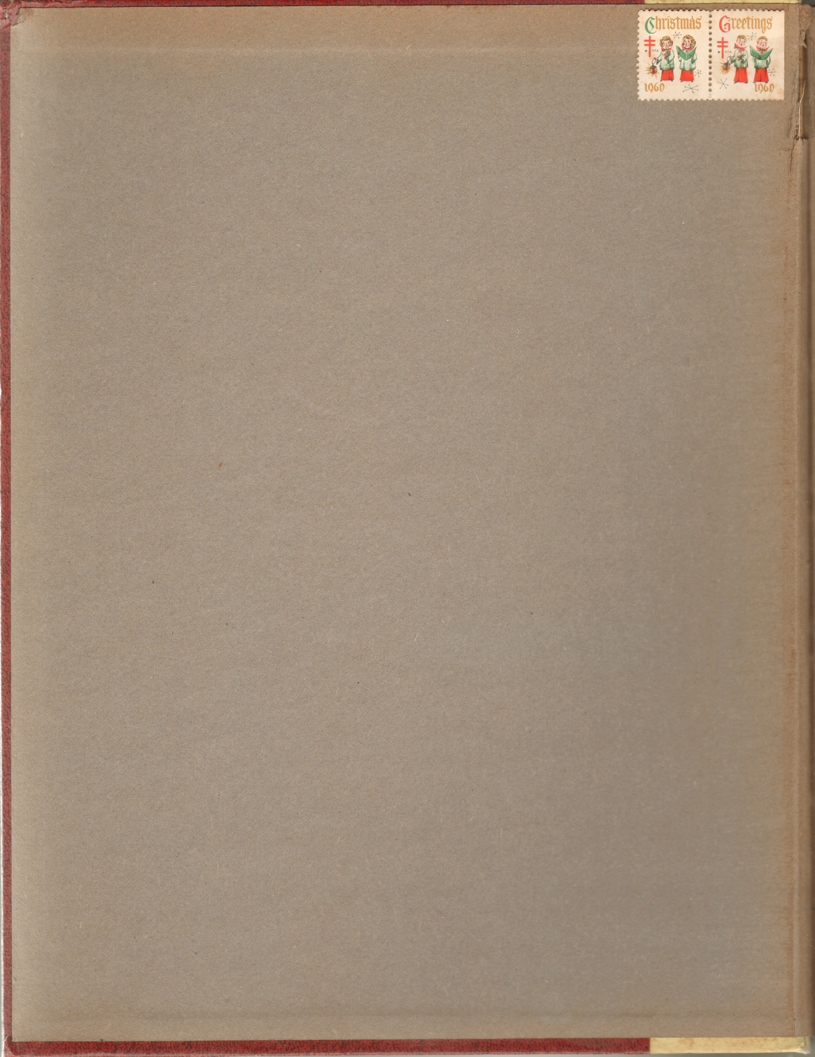 inside cover - Christmas Seals 1960