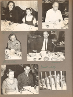 at 3845 Capitol - Rosemary and Susan. Curt, Vonnie. Warren. Betty and Dave. Alan in crib