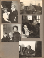 Jasonville - couple, maybe Lela and Fred? Looks like Charles, Mutt and Curt (but not sure). Susan, Bonnie, Ann?. Alan and Curt. Theodore Letsinger (Curt's father). 