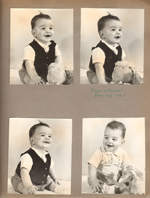 Alan baby pictures - Jan 1961