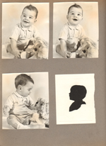 Alan baby pictures. Silhouette