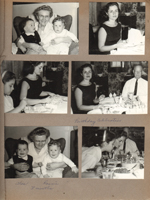 At 3845 Capitol - Alan, Vonnie, Ronnie. Rosemary. Susan, Rosemary. Rosemary and Curt. 