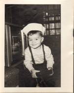 loose photo - Alan 6122 living room by TV (The Price is Right) - sailor cap