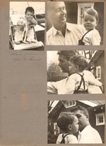 6122 yard - John and Alan - before Alan's first (and last) barber haircut.
