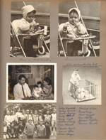 Alan in stroller outside smoking Pall Mall. Alan pushing toy cart on driveway. John, Alan, Susan and Rosemary in someone's living room. Probably Brownie troop - Debby Hancock,  Nancy Braun, Susan Inglay, Becky Lemond, Cecily Craft, Gretchen Schultz, Karin Hansen, Donna Silver, Susan, Charlotte Wilson,  Diane Craig, Carol Vaught, Ann Leffler, Ann Leffler, Dianne Roush.