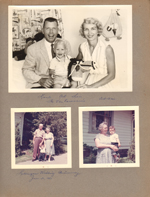 The Van Eenenaams. Curt and Vonnie wedding anniversary June 30 1961, Vonnie and Alan outside.