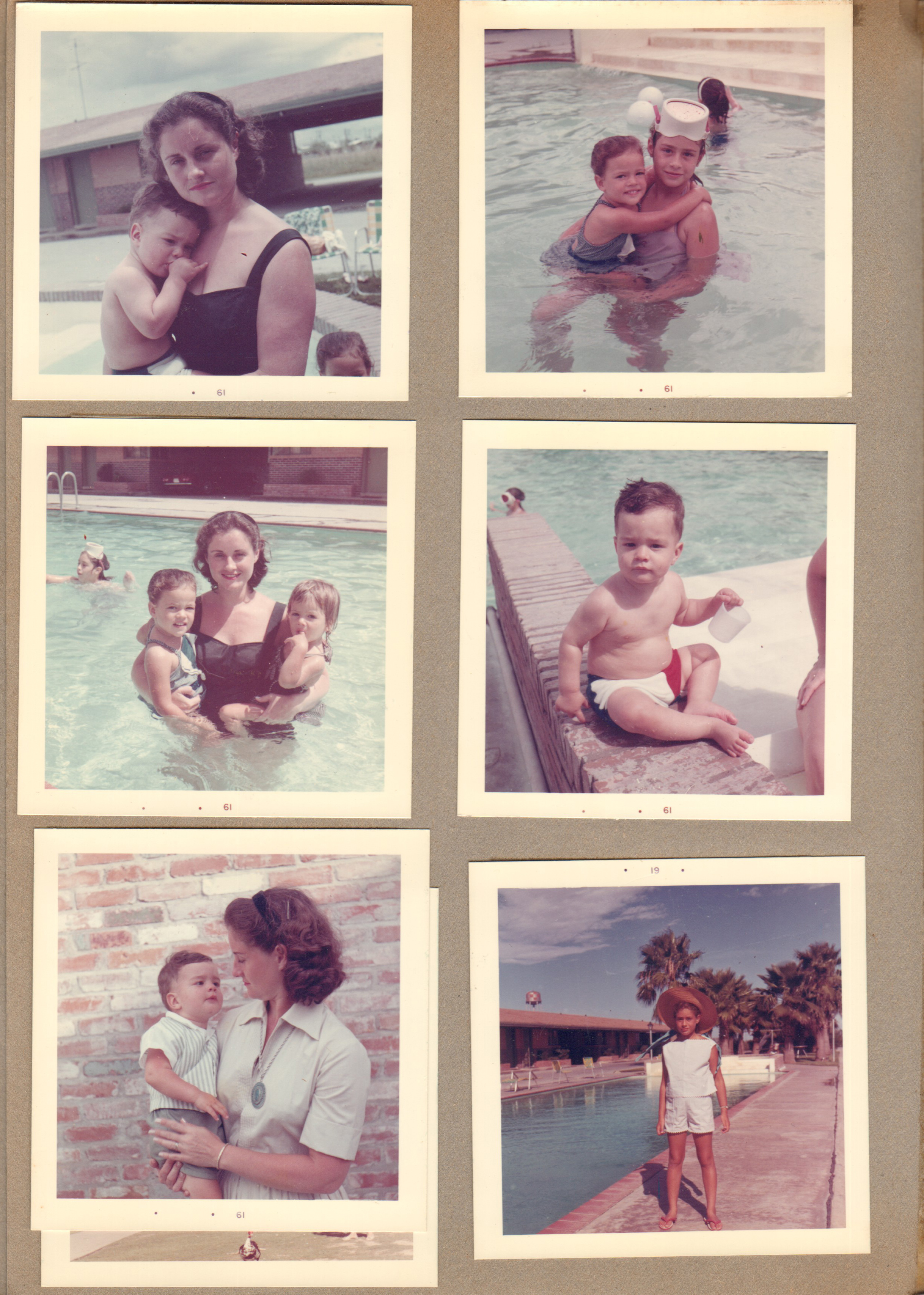 Houston, Texas - pool - Alan Rosemary. Cindy and Susan. Cindy, Rosemary, Carole. Alan