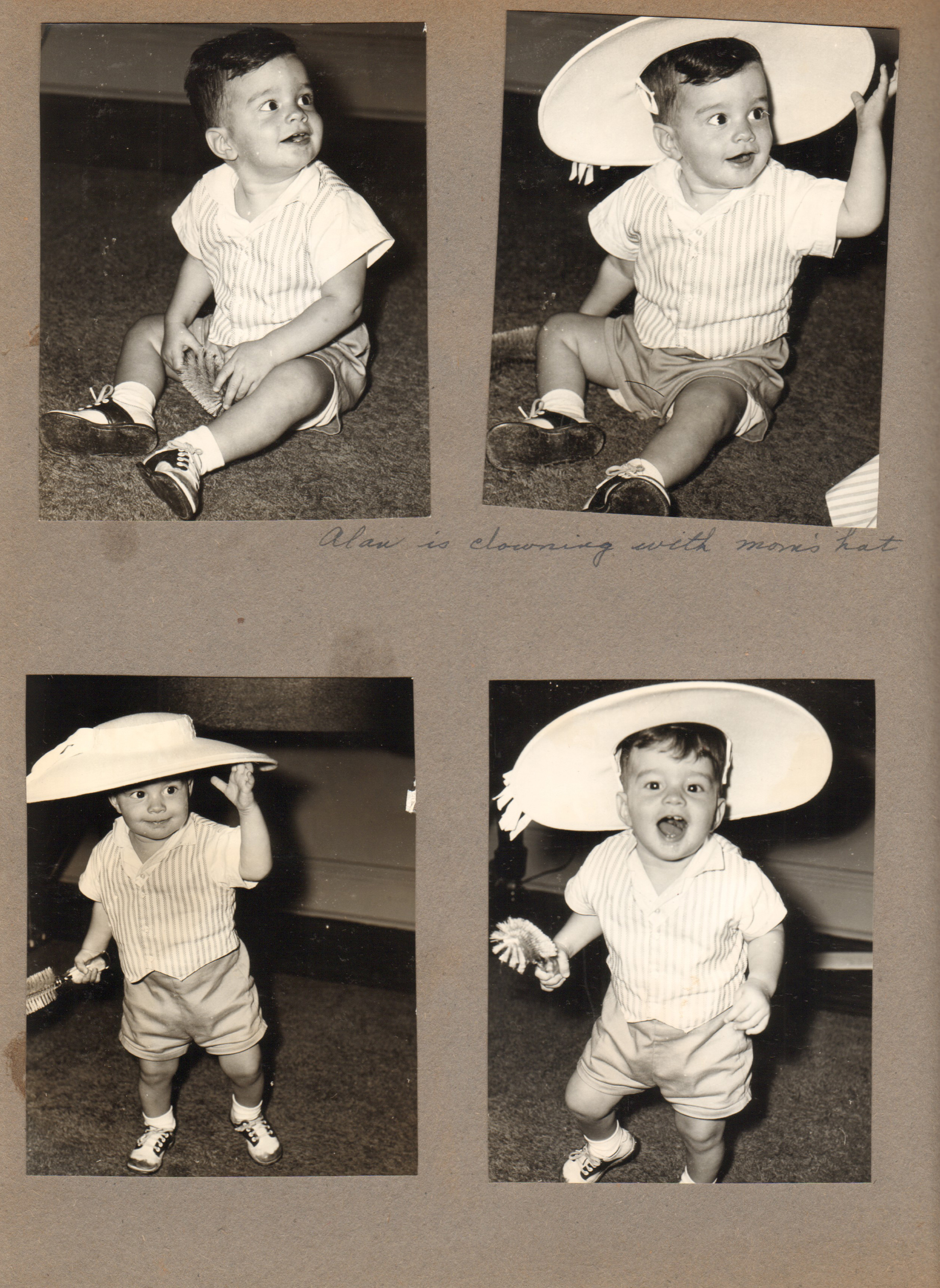 Alan with Rosemary's hat