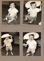 Alan with Rosemary's hat