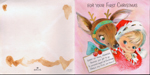 For Your First Christmas - card from Mark and Libby
