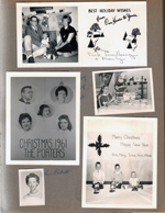 Christmas cards - Thurdbergs, Porters, Begemans. Pam Pickett.