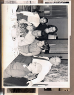 8x10 Happy Birthday Dave - cake with Susan, Ronnie, Rosemary, Betty, Curt, Bonnie.