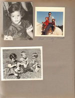 Cindy. Cindy, ???, Carole. Bill, Cindy and Carole on a horse.