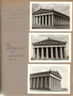 The Parthenon at Nashville, Tenn. Left Indpls 9am arrive Decatur, Alan 5 pm