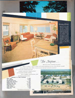 Neptune Apartments brochure - opened