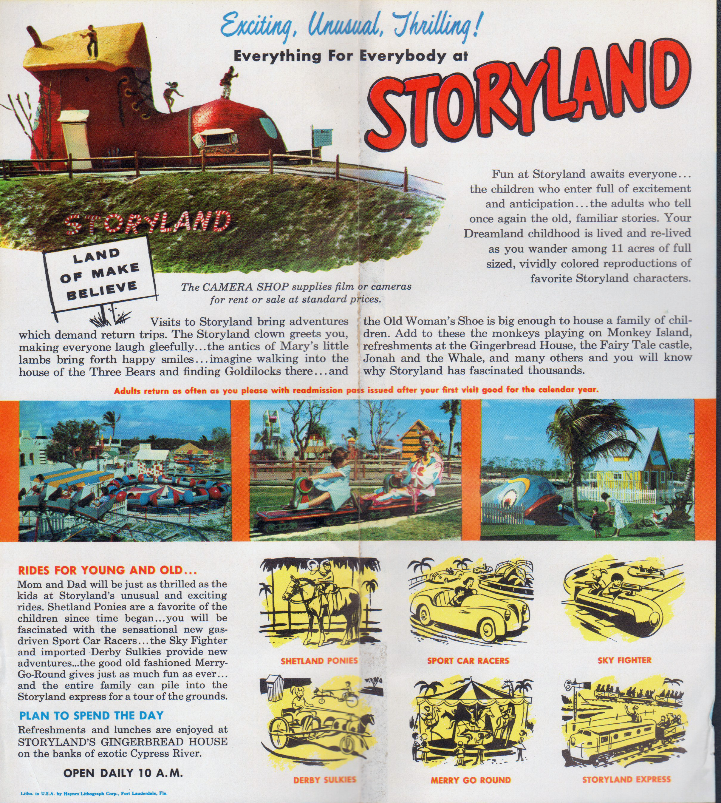 Storyland Florida - Pompano Beach - brochure