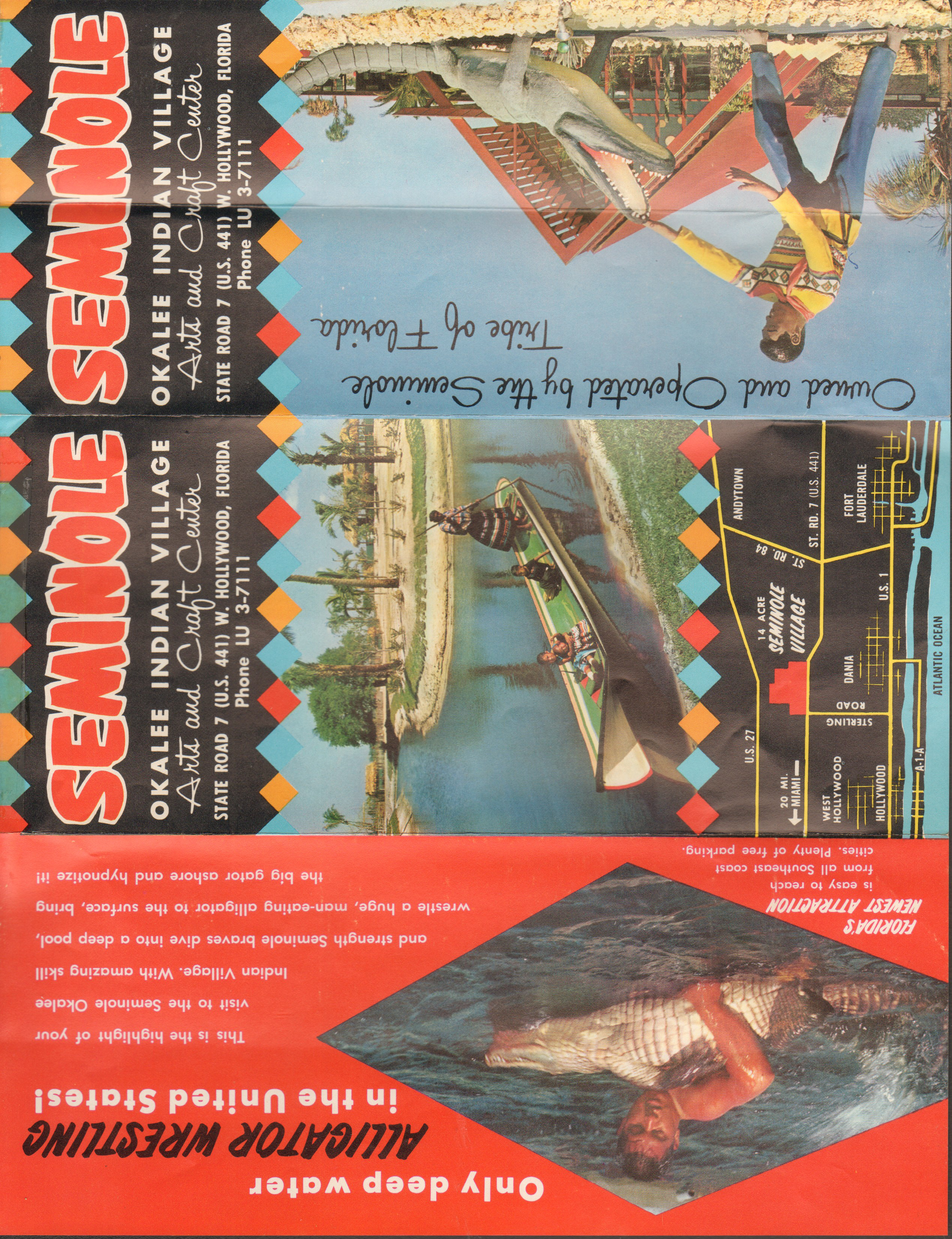Seminole Indian Village brochure