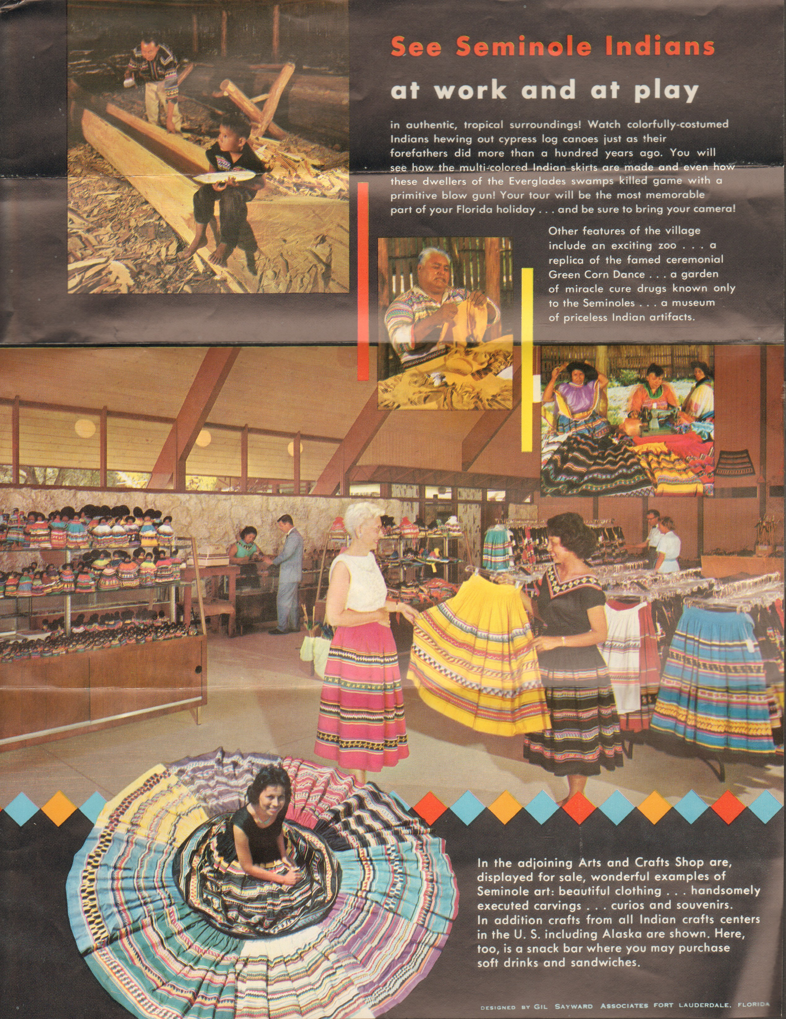 Seminole Indian Village brochure