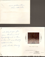 note to the Hagues - film of flower - The Salter Family