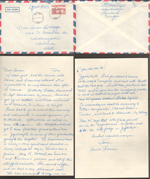 2nd Letter from Warren to Susan about visiting The Salminens in Finland.