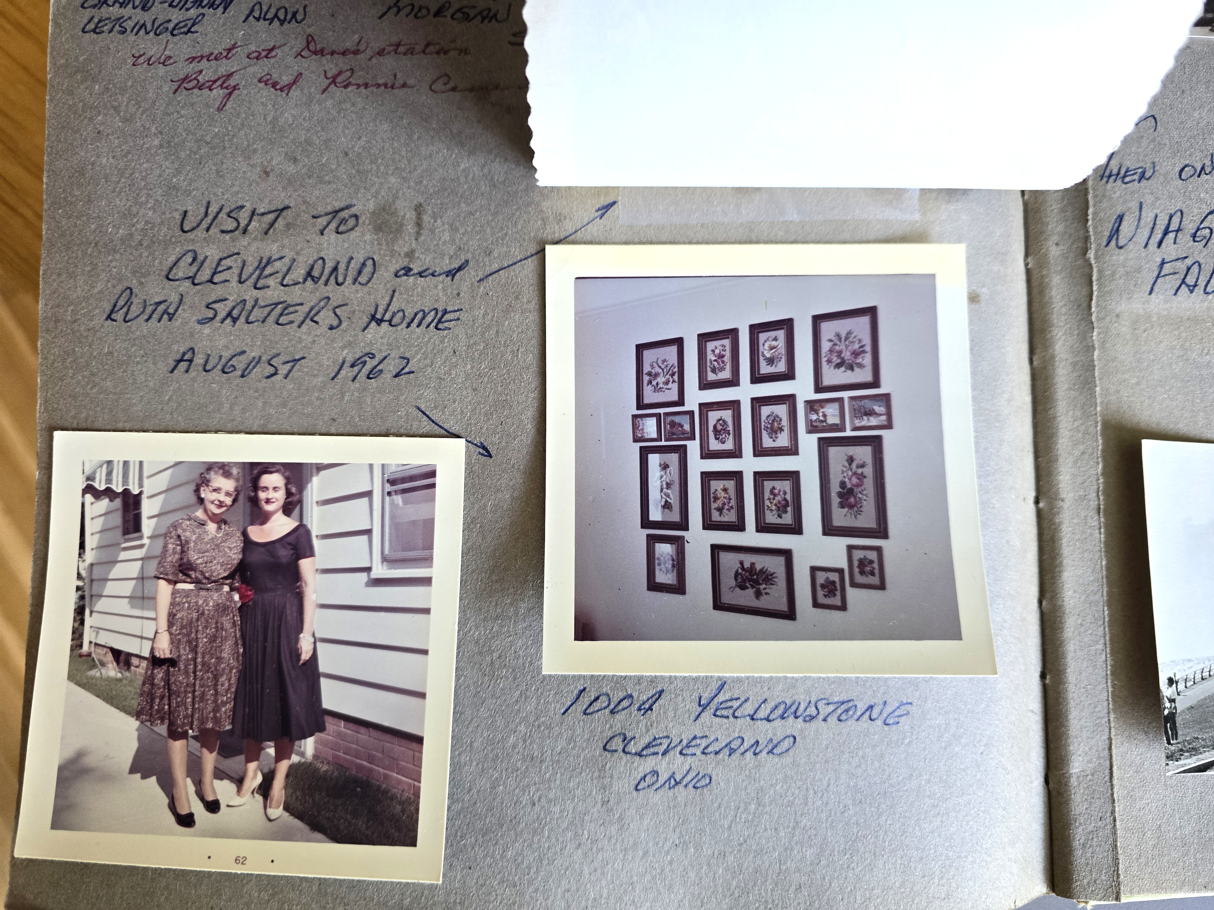 Visit to Cleveland and Ruth Salter's home