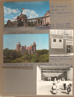 Canadian National Exhibition - postcards. Canadian Cycle and Machine. Rosemary, Alan, Susan at Better Living Centre.