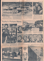 newspaper page - 10th high school construction, bells collection - Mrs Donald White