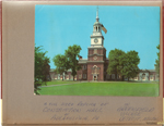 Greenfield Village - Detroit, MI - postcard of Constitution Hall