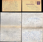 Air Mail letter to Rosemary from Vonnie.
