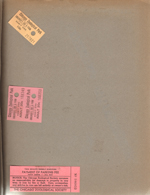 Chicago Zoological Park ticket stubs