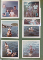The Morgans - Helen, Carole, Cindy and Bill - at lake - Arkansas?