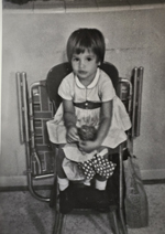 Carole with doll