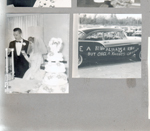 Becky Waldron wedding. Honeymoon car.