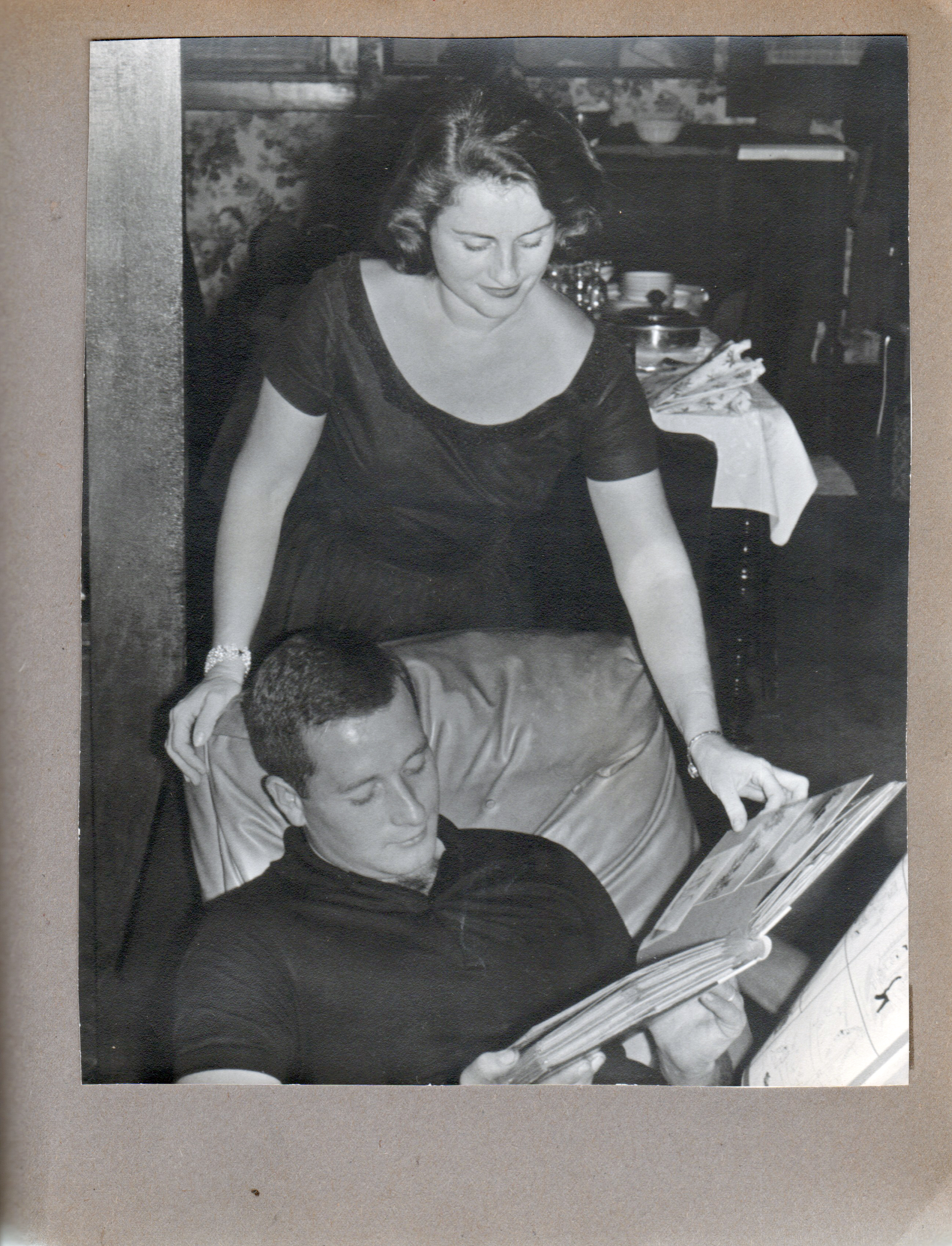 3845 Capitol - Rosemary and Dave look at photo album