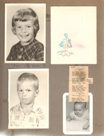 portraits - Karen and Eddie.  Birth announcement - Mary Hague