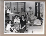 8x10 Susan, Alan, Betty, Ronnie, John, Rosemary, Vonnie, Curt, Dave - Christmas at 3845 Capitol