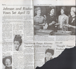 newspaper clipping Johnson and Risdon vows - A lesson on calories. 