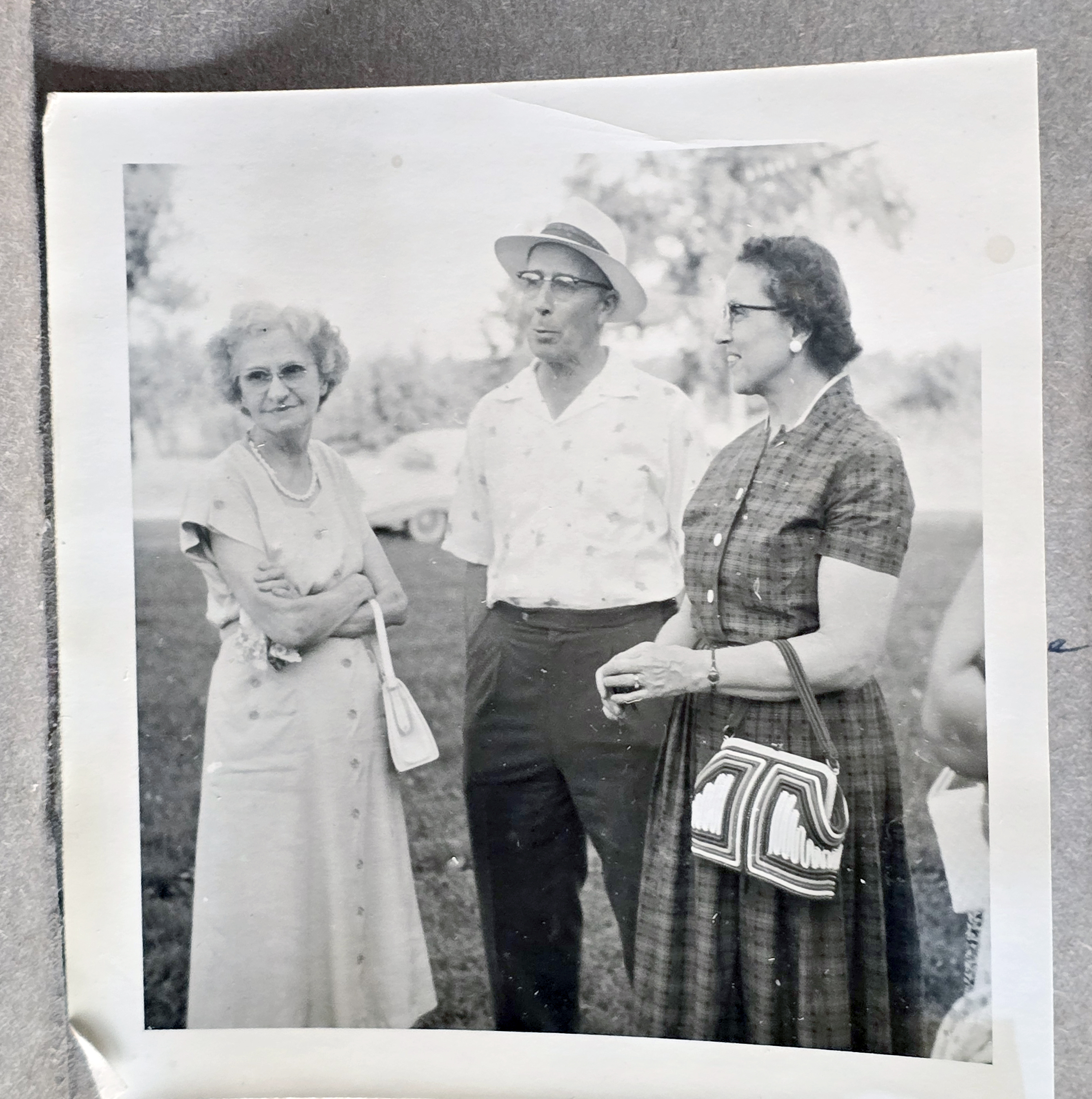 Ila Meyers, Russell Roberts and Edith Spaulding
