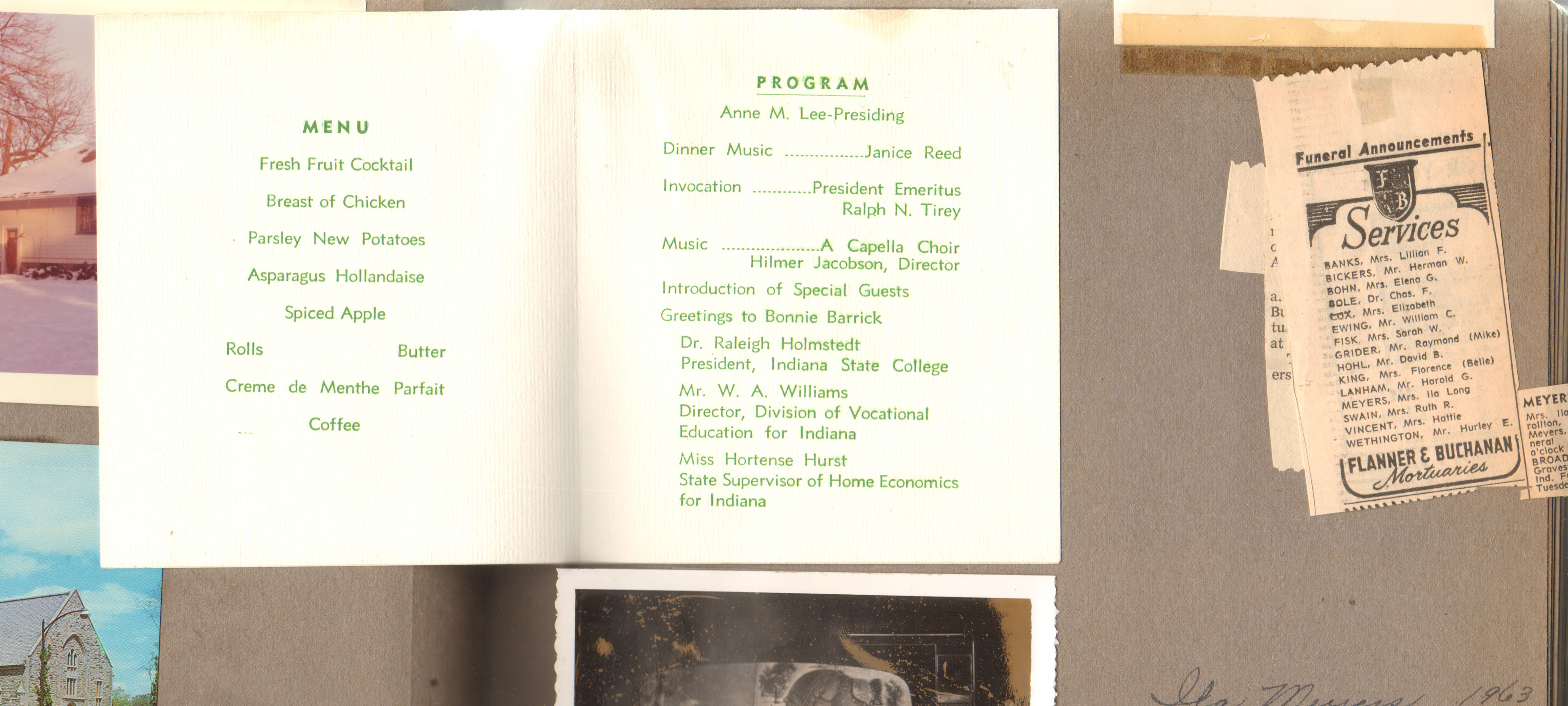 Bonnie Barrick Recognition Dinner invite