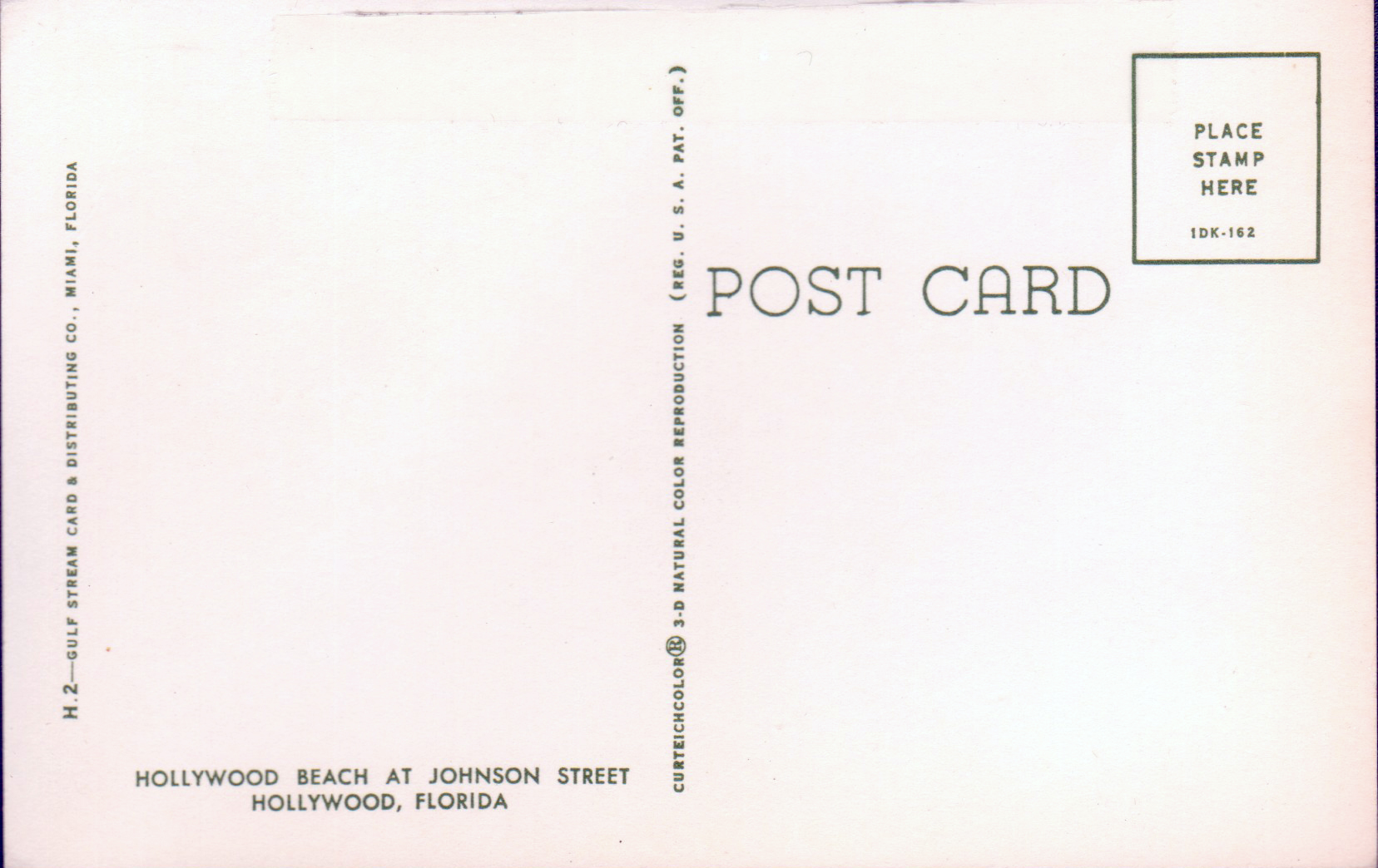 Postcard back H.2 1DK-162 - Johnson Street