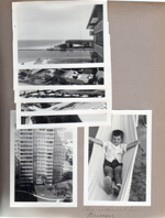 Ft Lauderdale Port Everglades from condo. Alan in hammock from Nicaragua