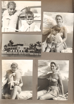 Susan and Alan with life vests. Rosemary and Alan on boat.