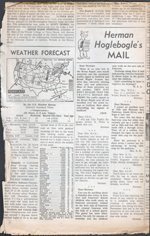 newspaper clipping - Guilford and BR Ave traffic light - Herman Hoglebogle