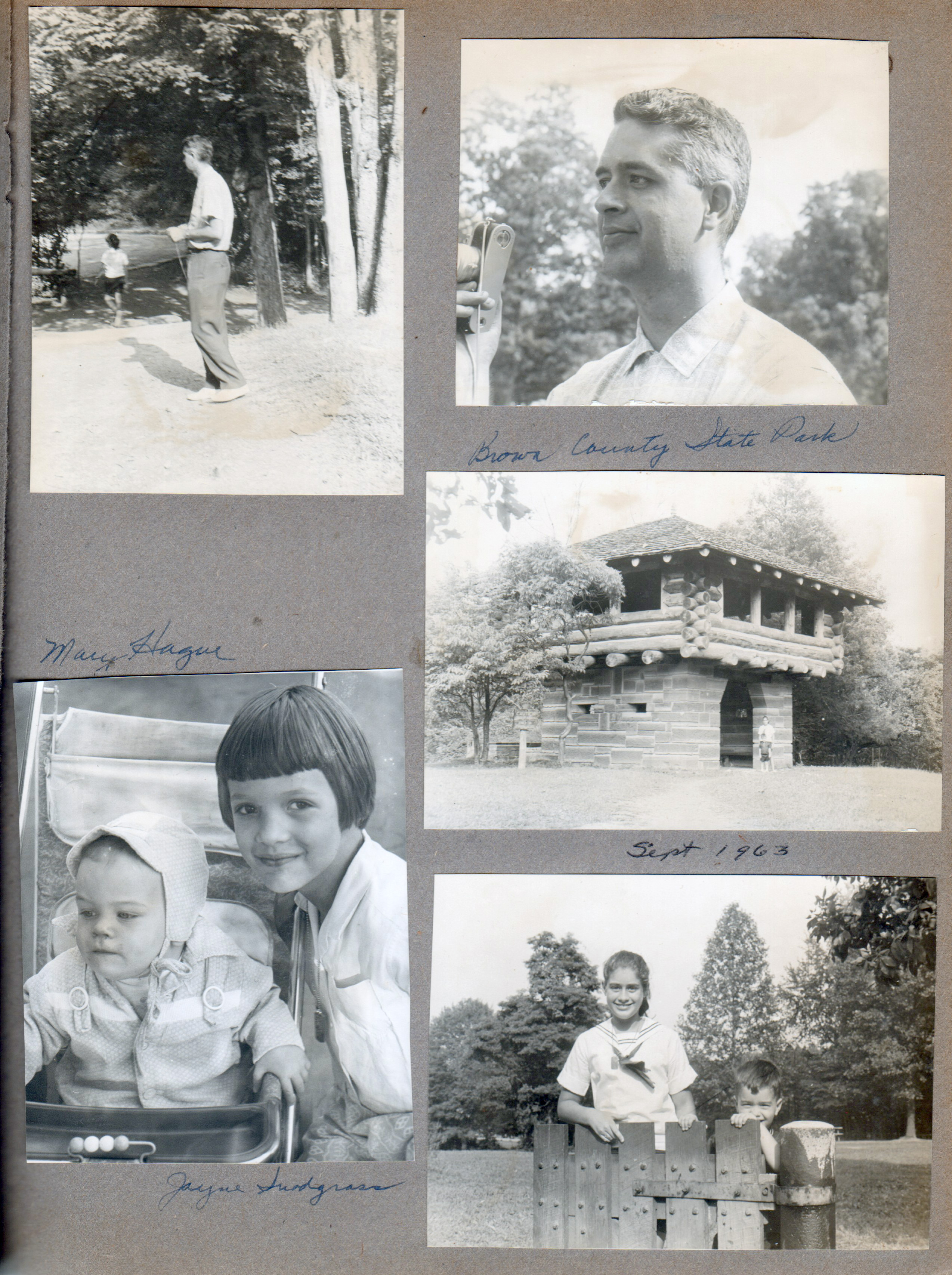 Brown County State Park - John. Fort. Mary Hague and Jayne Snodgrass.