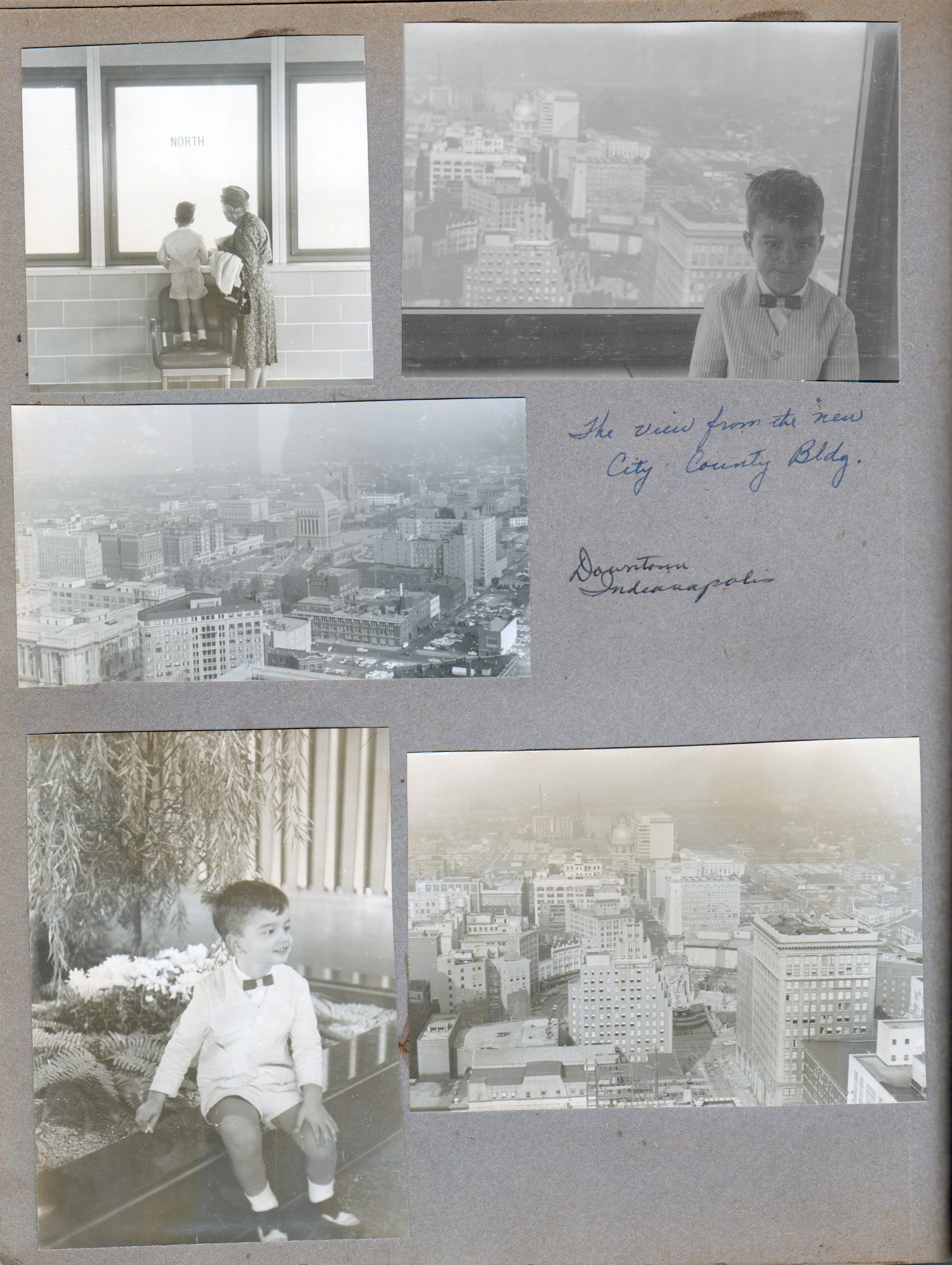 City-County Building - Alan and Vonnie observation deck. View from windows.
