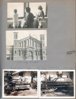 City-County Building - Alan, Vonnie and Rosemary observation deck. City Market. Dark green 1961 Cadillac