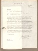 John D Hague promotion letter for NAFI 