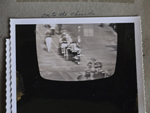 TV screen - JFK funeral procession